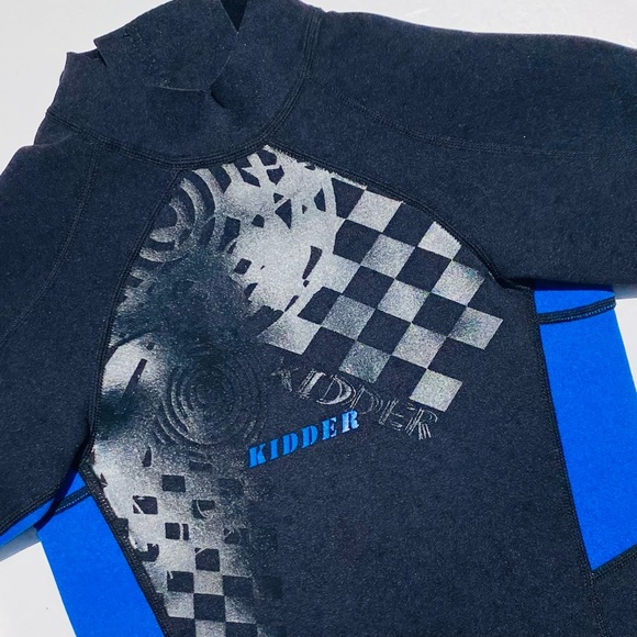 ⭐️HP⭐️ NEW KIDDER SHORTY UNISEX WAKEBOARD NEOPRENE WETSUIT Back Zip YOUTH Sz8 JR - Picture 9 of 9